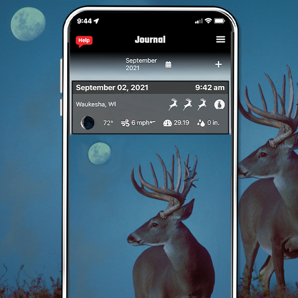 Deer Hunters' Moon Guide 1 Hunting App with GPS Maps & Moon Data
