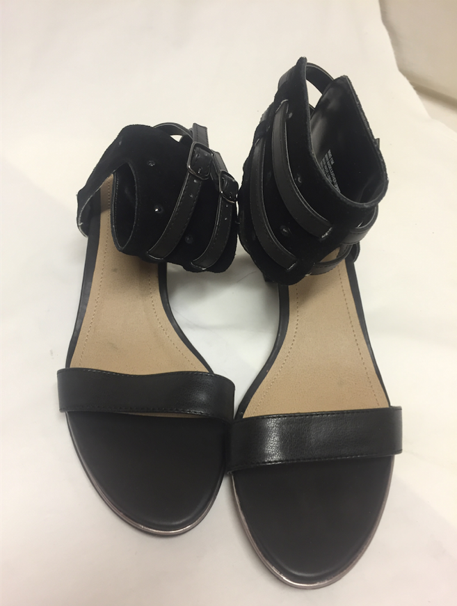 black wedge heels size 11