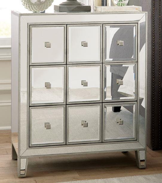 Clearance Mirrored Accent Chest By Coaster New Co 950911 Amazing Finds Red Bluff