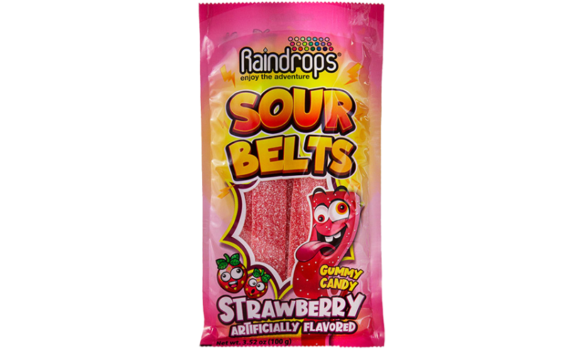 product-Raindrops Sour Belts Strawberry