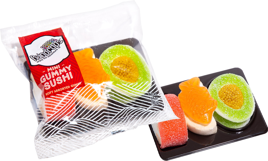 Raindrops Gummy Sushi Mini - Sushi-mini