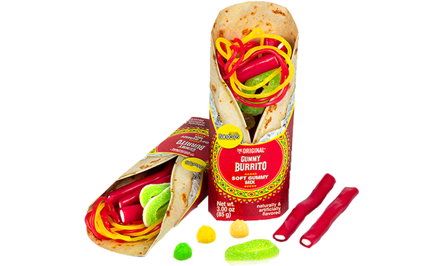 Raindrops Gummy Burrito - burrito-7
