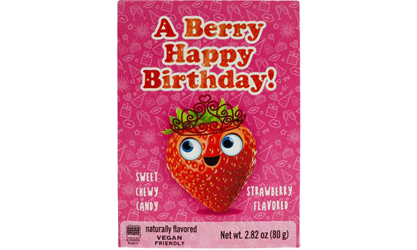 Raindrops Strawberry Candy Cards - fresa
