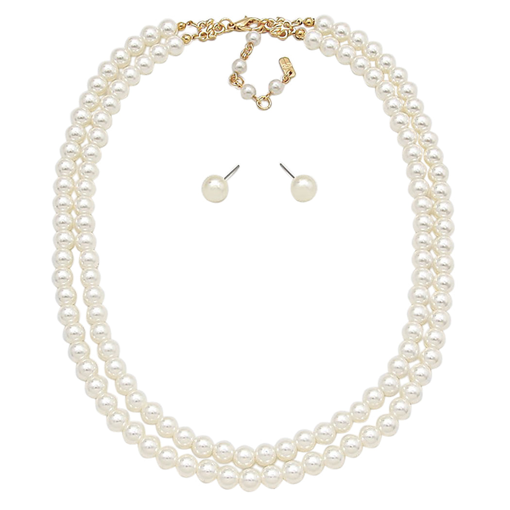 Vembley Vembley Charming Gold Plated Pearl Double Layered Pendant Necklace  Gold-plated Plated Alloy Layered Price in India - Buy Vembley Vembley  Charming Gold Plated Pearl Double Layered Pendant Necklace Gold-plated  Plated Alloy