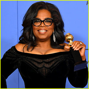 Oprah Winfrey at the 2018 Golden Globes