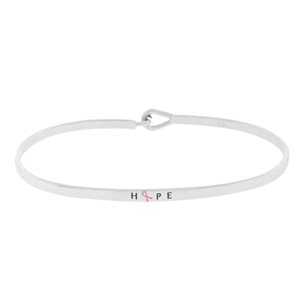 Avon bracelet extender silver tone breast cancer ribbon 2.5” - $20 - From  Dawn