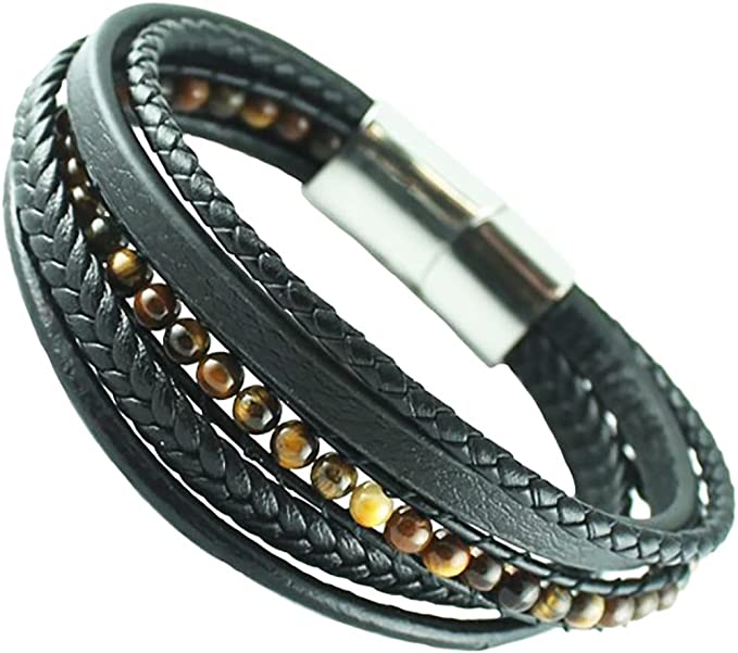 Colorful Multi Strand Leather Bracelet