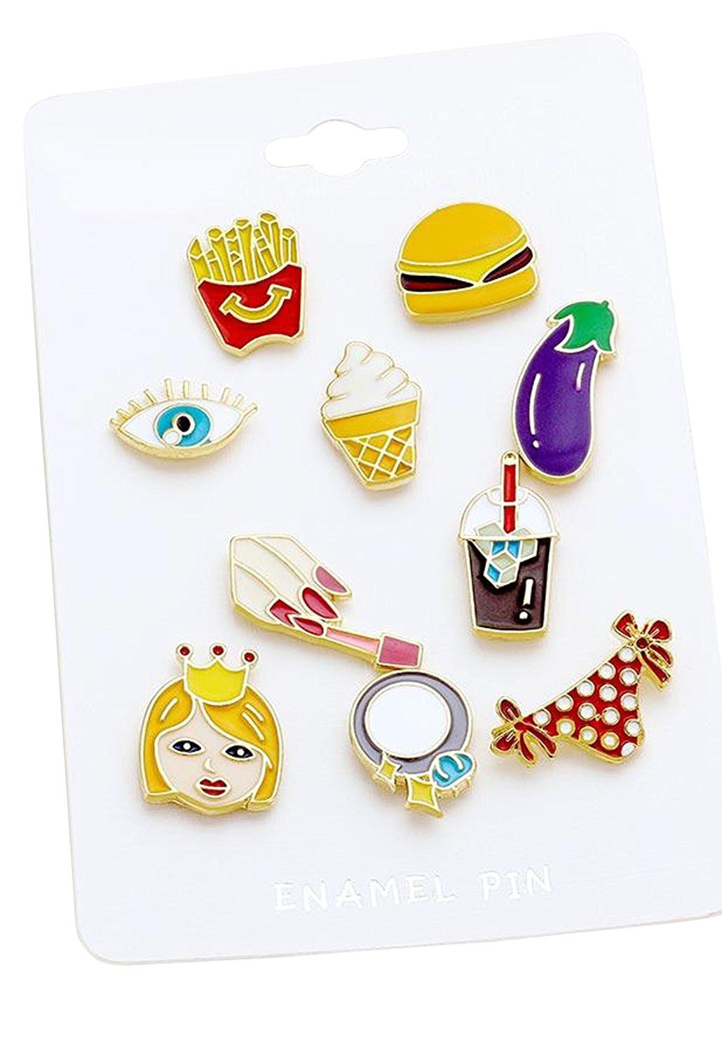 POPCORN ACRYLIC PIN, PATCHES AND PINS