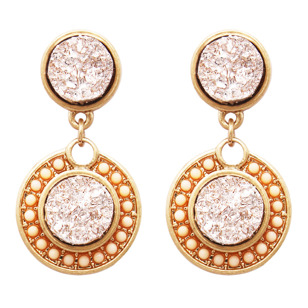 Blush sales statement earrings