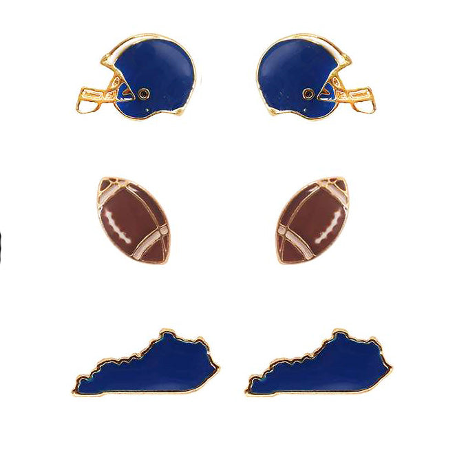  NCAA Louisville Cardinals Stud Earrings : Sports Fan Earrings  : Sports & Outdoors