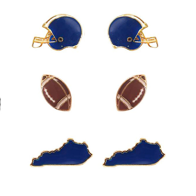 Football Mom Earrings - Sports Earrings (Set of 3)