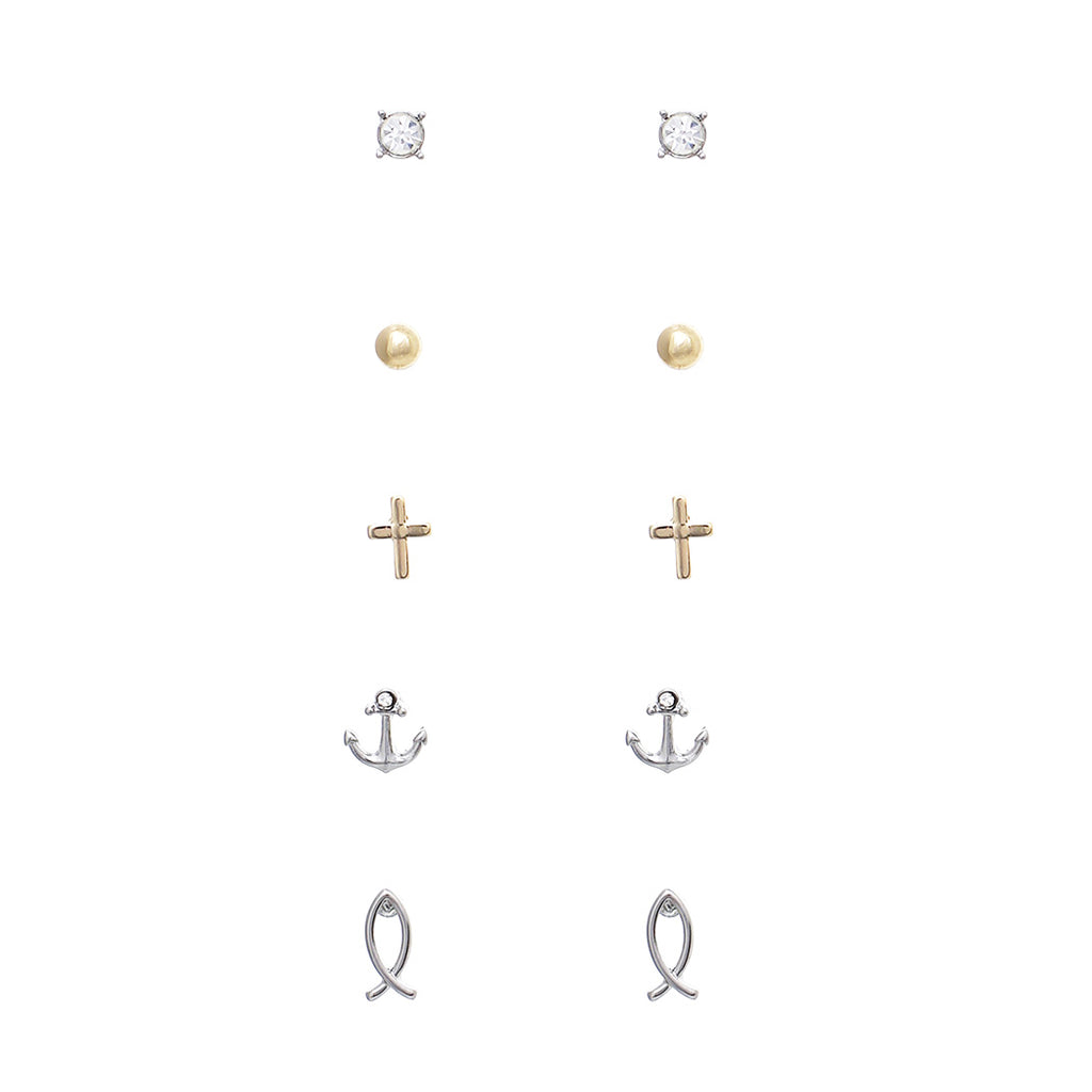 small stud earrings set