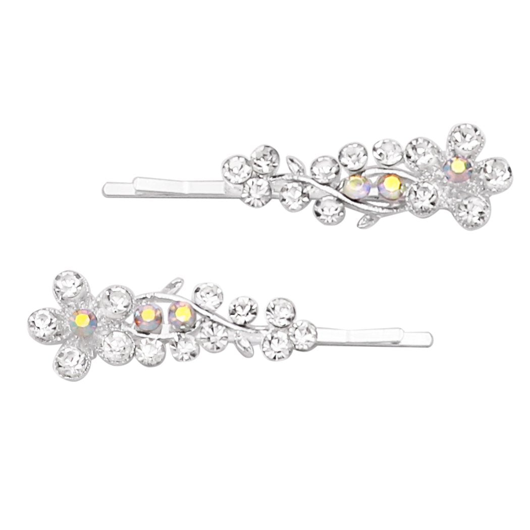 Set of 3 Acetate and Simulated Pearl Hair Clip Bobby Pins Snap Hair Ba –  Rosemarie Collections