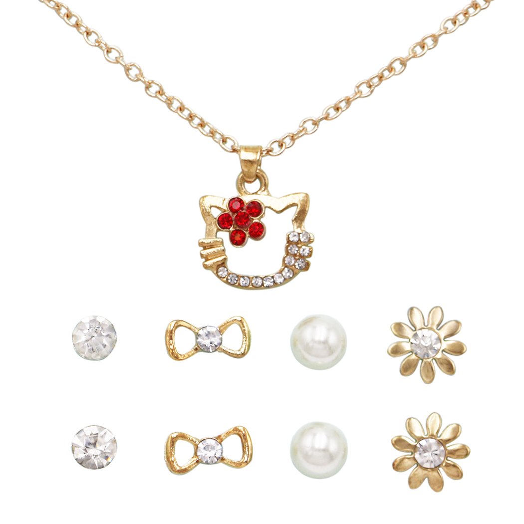 Betsey Johnson Mouse Rhinestone Gold Necklace – SPARKLE ARMAND