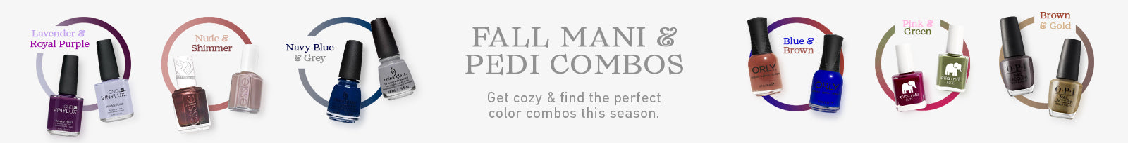 Fall Mani & Pedi Combos