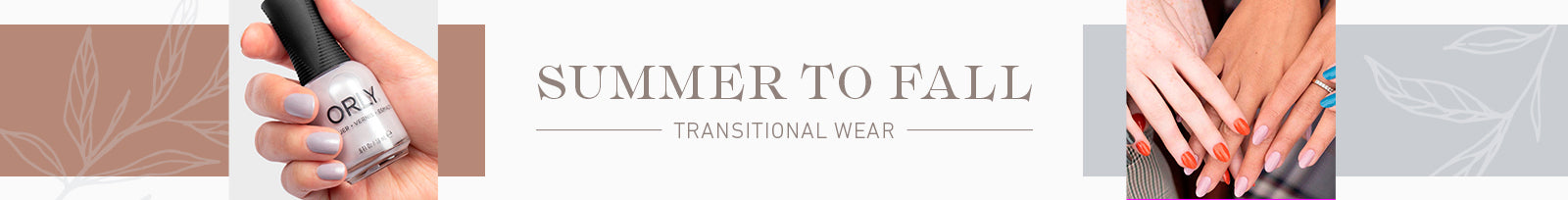 Transitional Wear - Summer to Fall