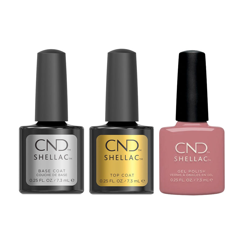 CND - Shellac Combo - Base, Top & Petal Party – Sleek Nail