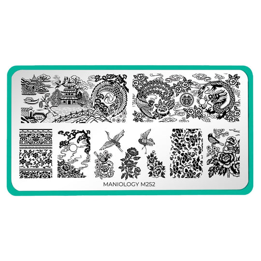 Woodland Wonders (M425) - Nail Stamping Plate  Nail art stamping plates, Nail  stamping plates, Stamping plates
