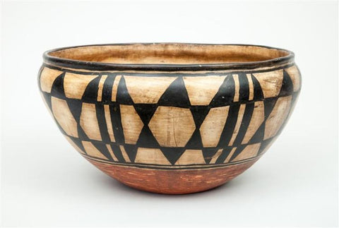 What are some characteristics of American Indian pottery?