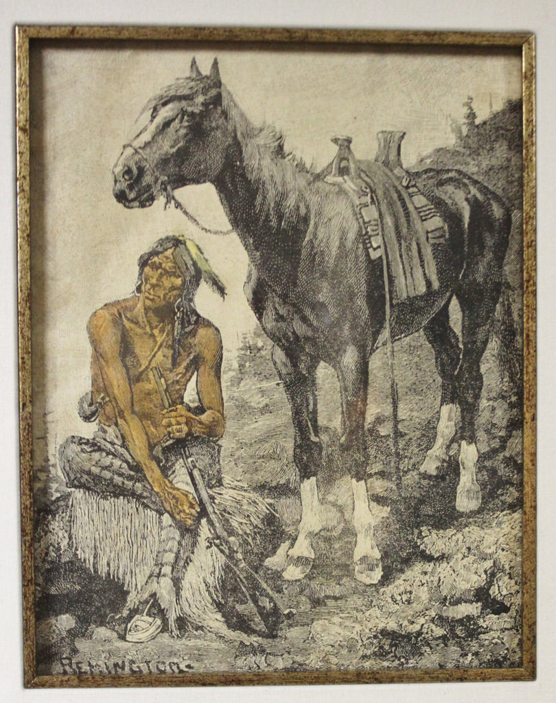 Lithograph Fredric Remington Lithograph, American Heritage Gallery,