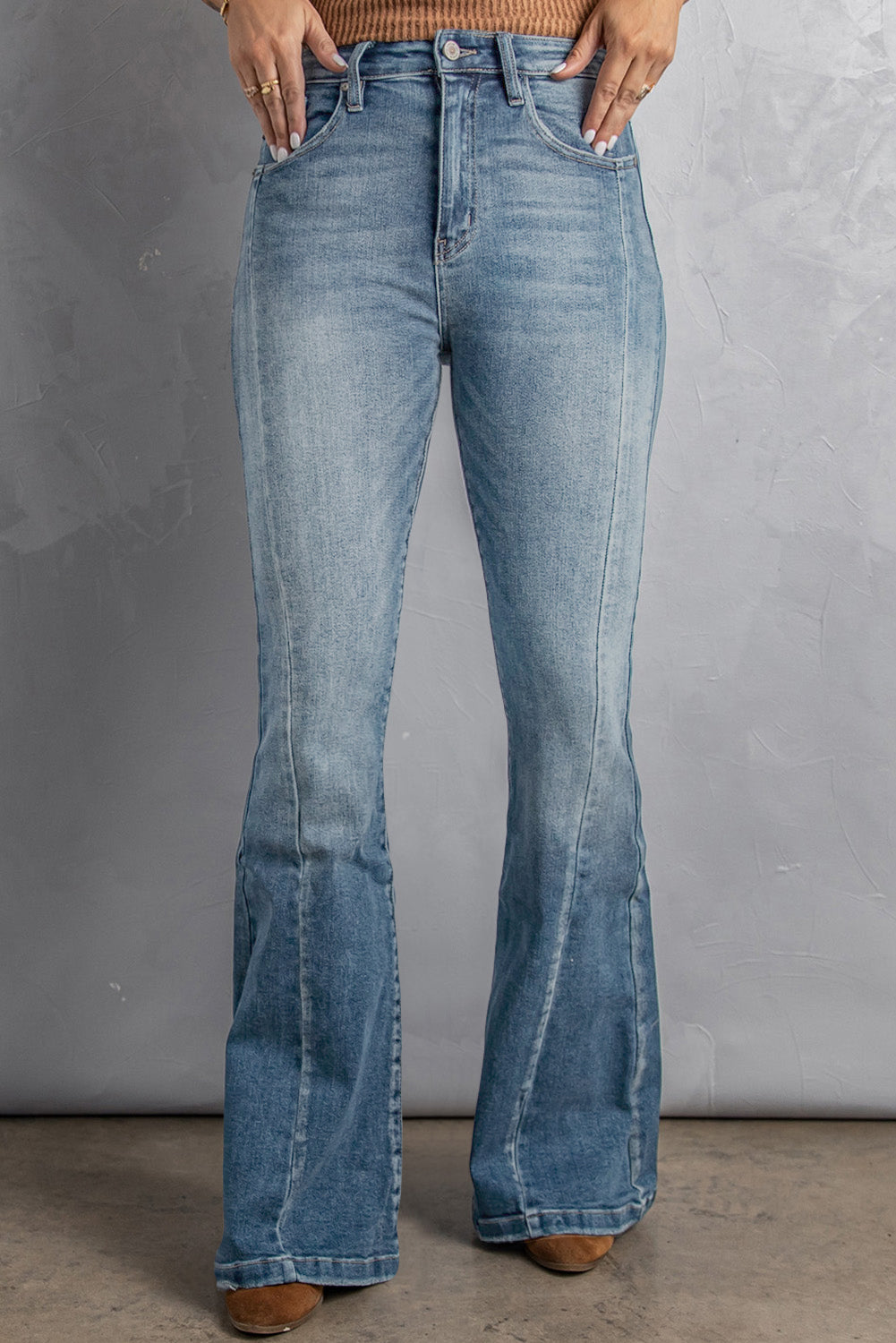 fae high rise flare jeans