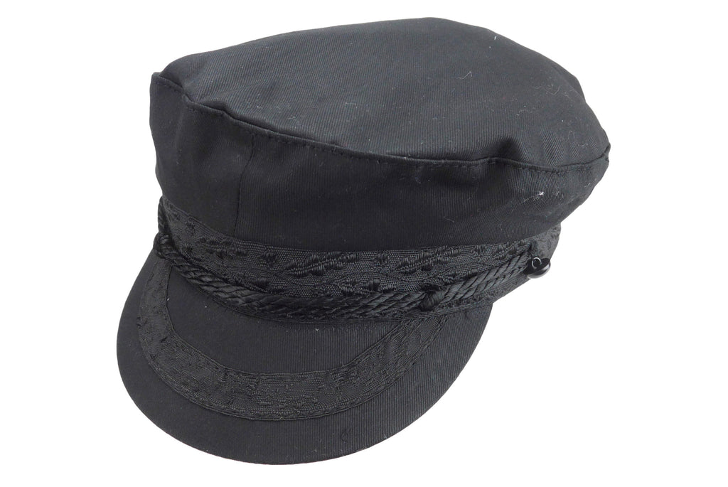 Classic Style Greek Fisherman Cap with Adjustable Strap