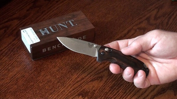 Benchmade 15031-2 North Fork Folder - Damascus Folding Knife
