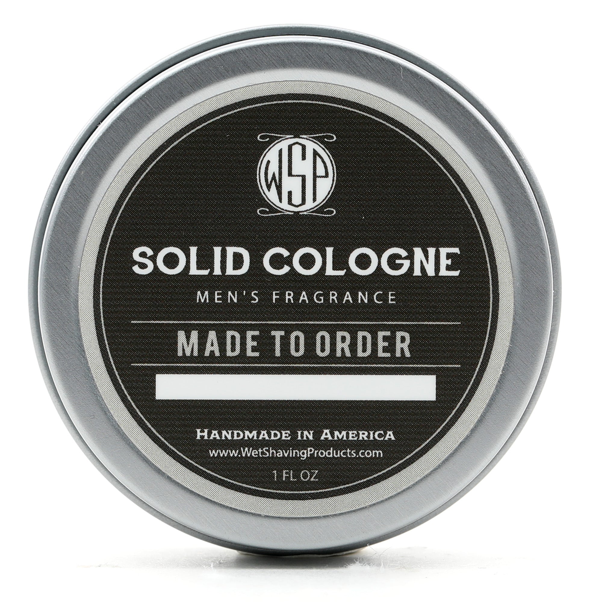 Solid Cologne EdP Strength - Scented to Order - 1 oz Travel Tin