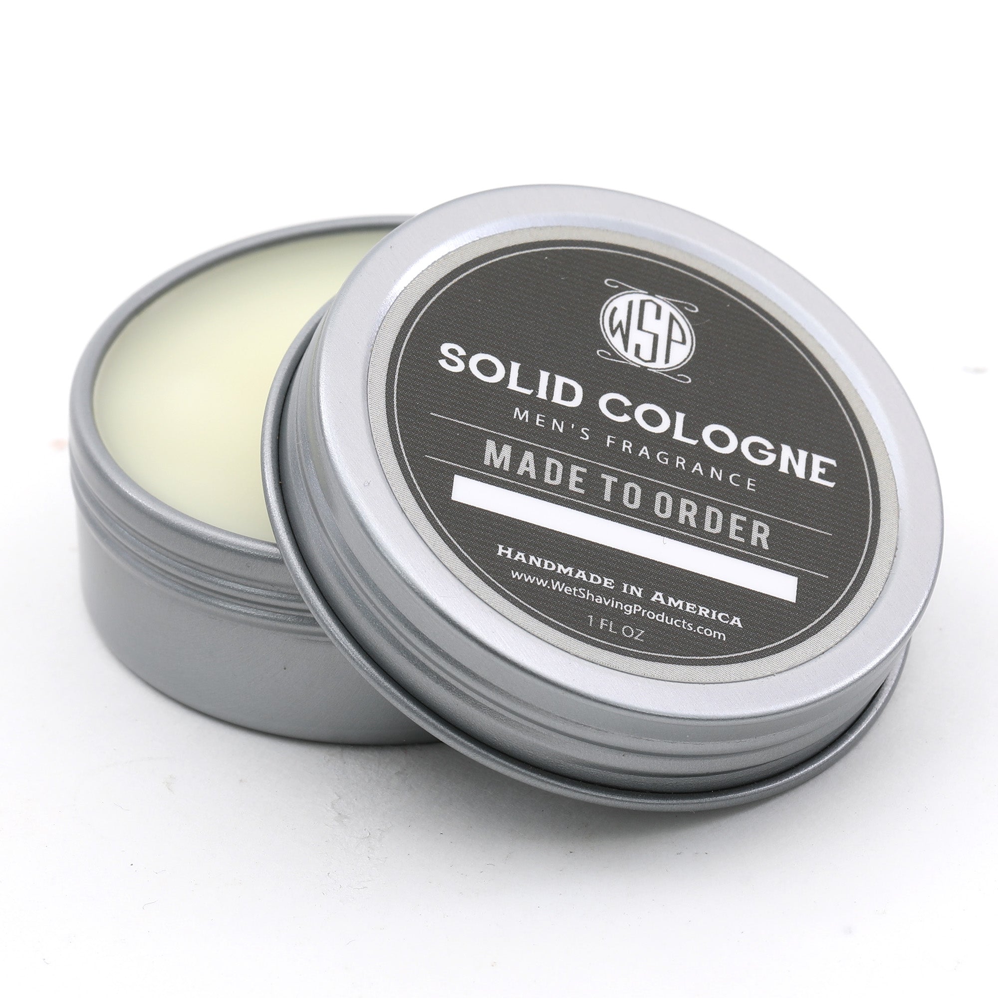 Solid Cologne EdP Strength (Scented to Order) 1 oz in tin