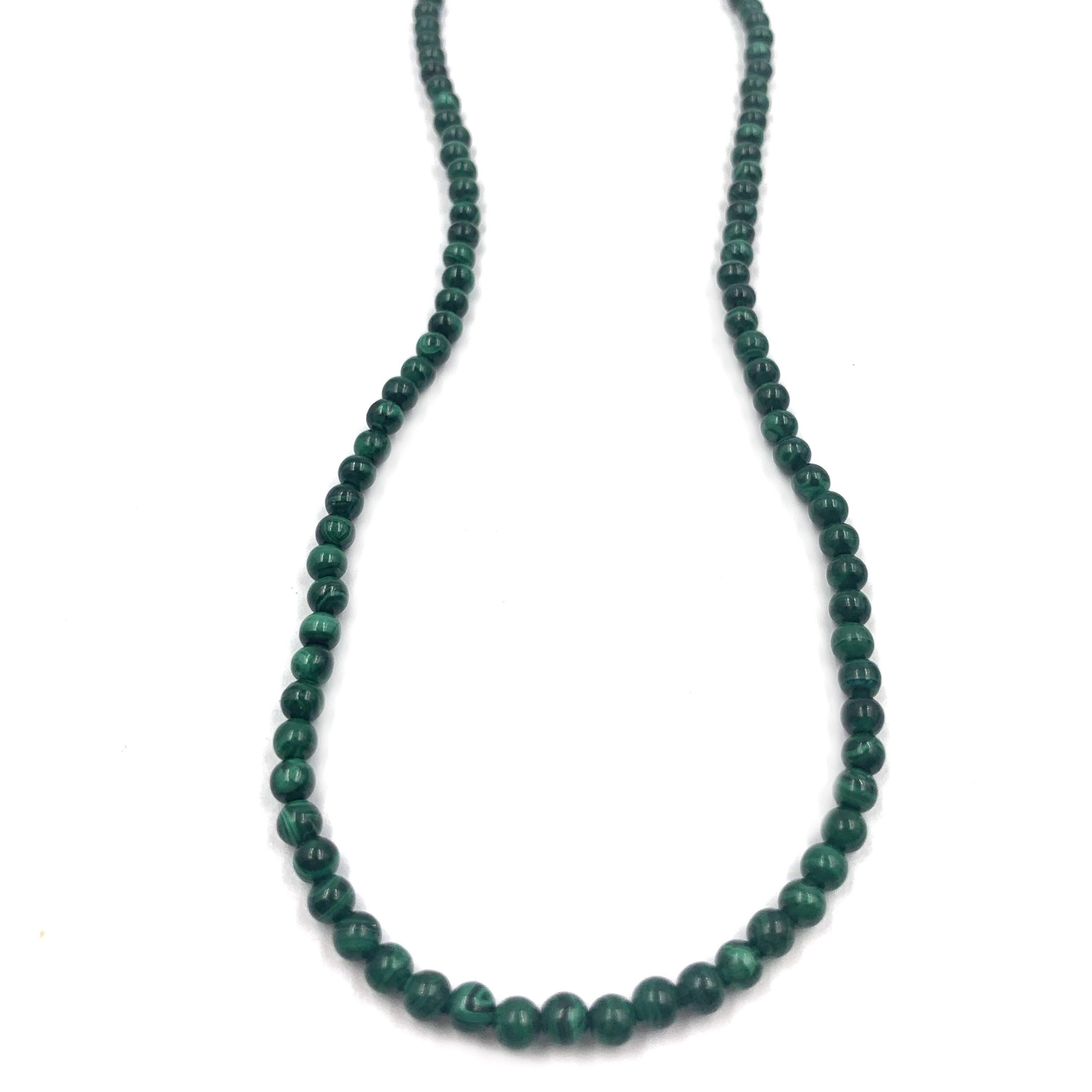 Malachite Beaded Necklace