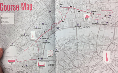 London Course Map Vitality 10,000 | Neat Nutrition. Clean, Simple, No-Nonsense.
