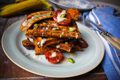 Pumpkin Buckwheat Protein Waffle Recipe | Neat Nutrition. Clean, Simple, No-Nonsense.