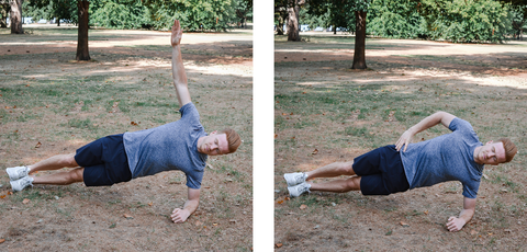 Side Plank Form Guide | Neat Nutrition. Clean, Simple, No-Nonsense Protein. 