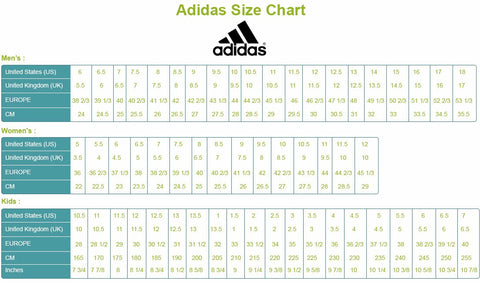 Adidas Socks Size Chart