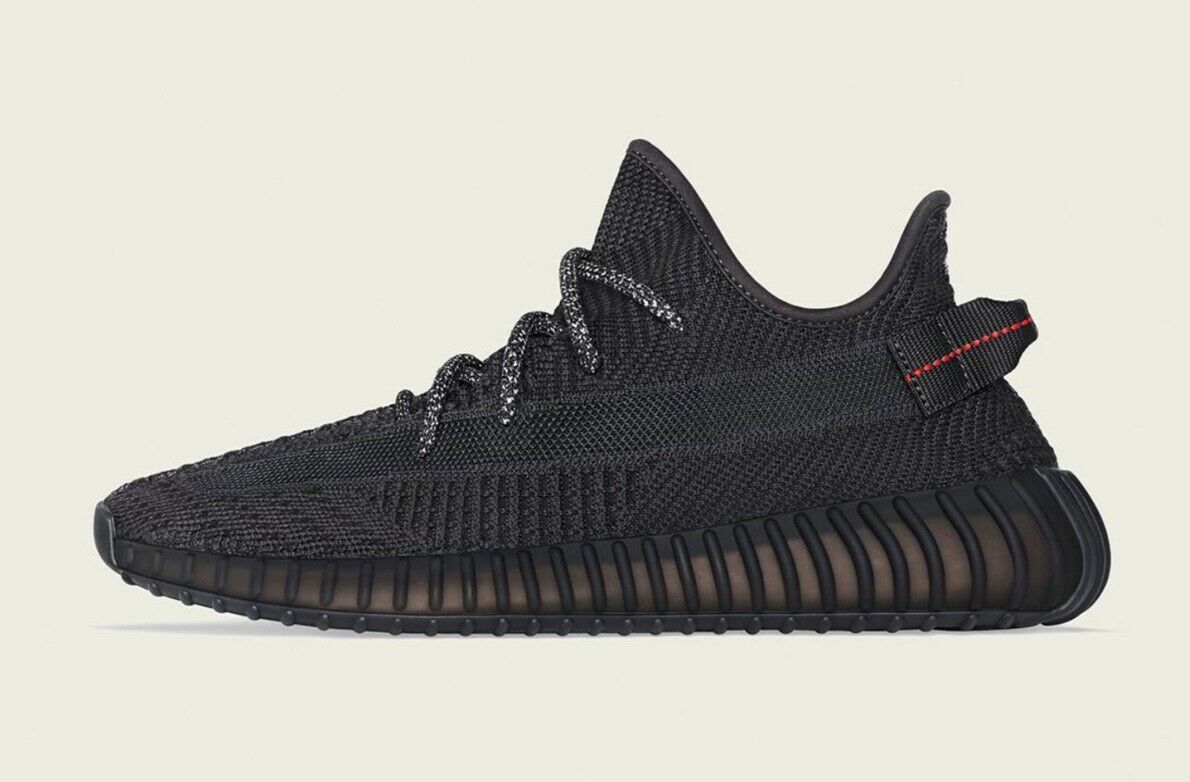 all black yeezy womens