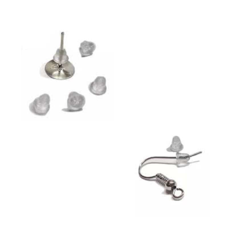 tuerrcas para pendientes de silicona