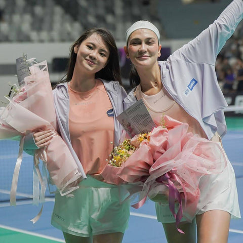 Luna Maya dan Gege Elisa menang di Ganda Putri Sport Party Day