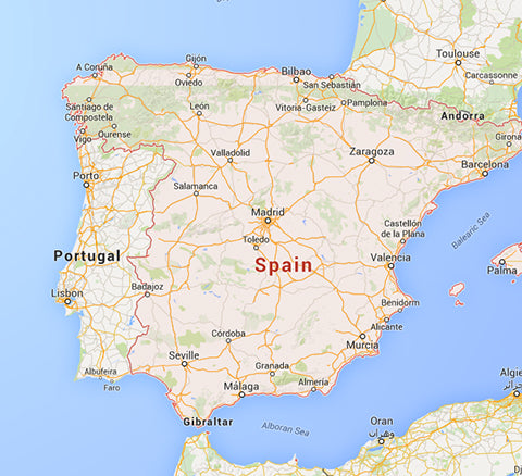 spain map