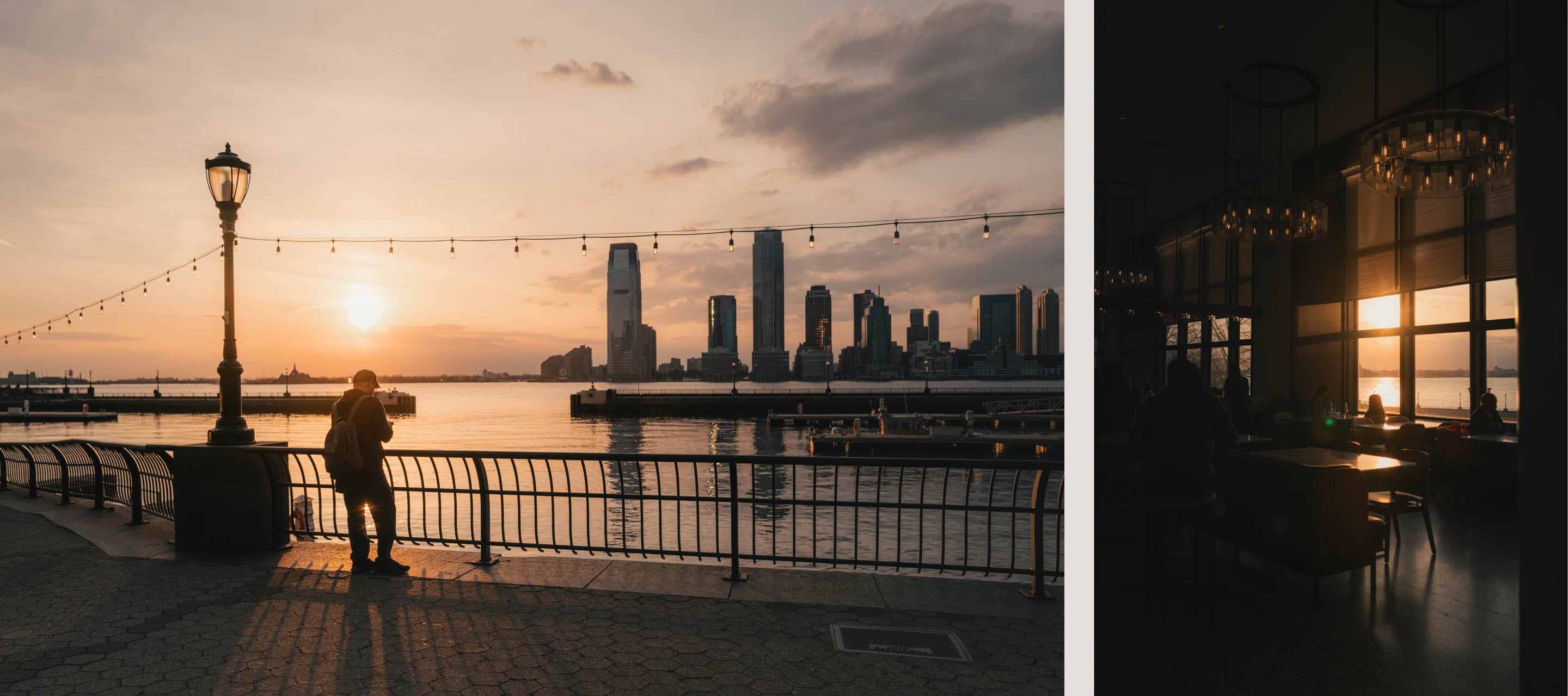 The waterfront behind Brookfield Place