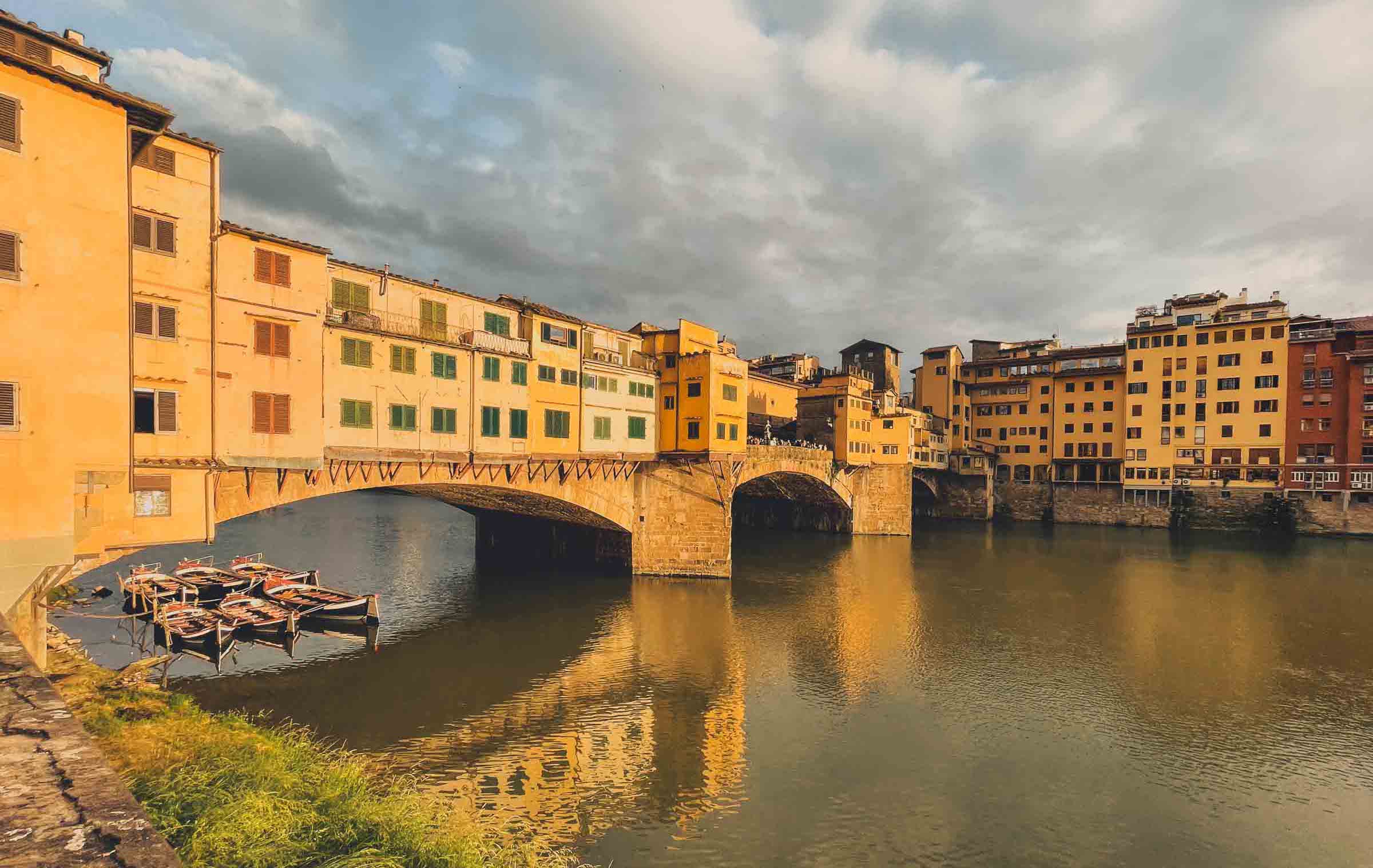 Golden hour at Ponte Vecchio