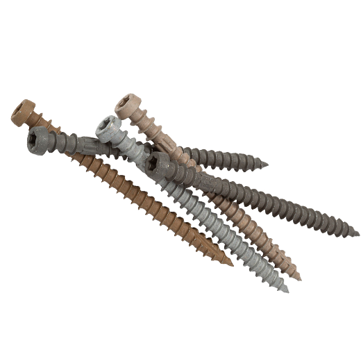 Toploc SS Board Screws Dark Red 100Lnft BV