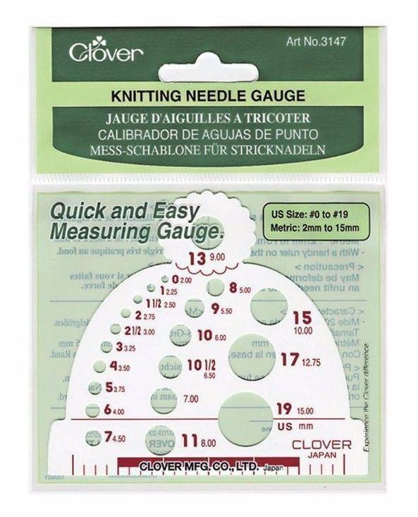 Knitting Needle Size Gauge: Red View Sizer KP10701 Knitpro Crochet