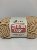 Panda 100g "Soft Cotton Chunky" 12-ply Cotton Blend Yarn