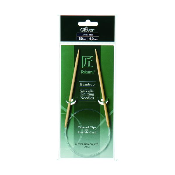 Clover Bamboo Interchangeable Tunisian Crochet Hook-Size K/6.5mm (Takumi)