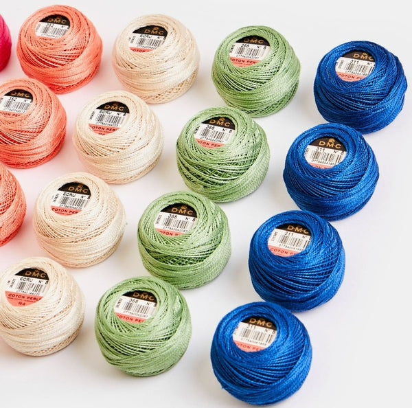 Presencia Finca Perle Cotton Size #8 Thread Sampler Pack for