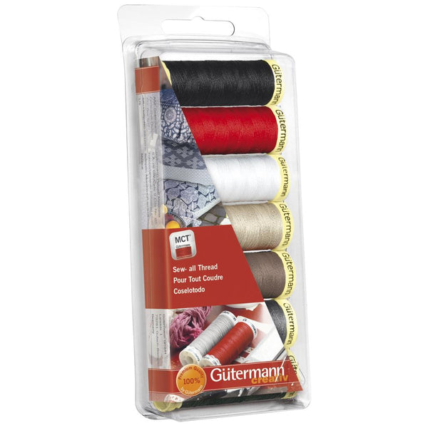 100% Recycled Polyester Sewing Thread Set - Value Pack From Gütermann - Sew-all  Thread 100mt. - Threads & Yarns - Casa Cenina