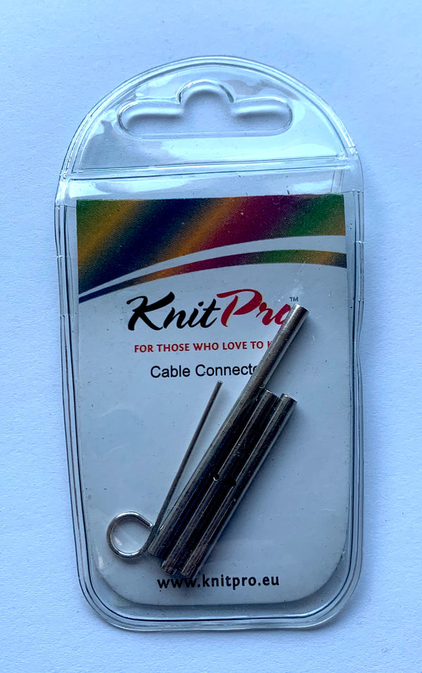 Clover Circular Knitting Needle Interchangeable Cord Connectors, 2ct.