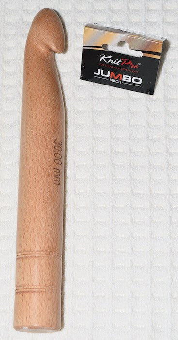 Crochet Hook // Knitter's Pride 6 Basix 15mm Birch Wood Crochet Hook 