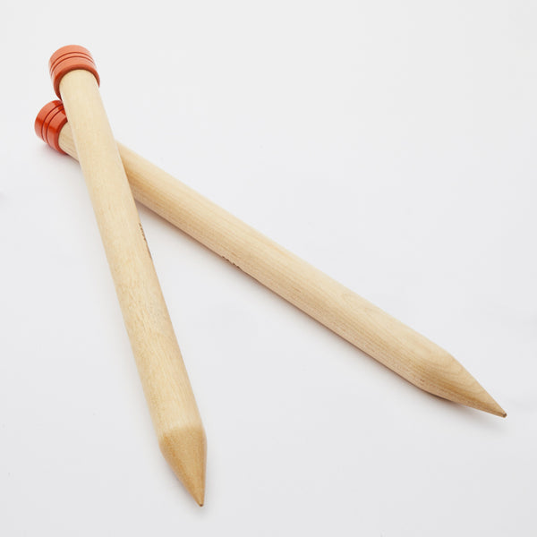 Knitting Needles - 35cm length - sizes 15.00mm & 20.00mm - Bamboo - Knit  Sew Quilt NZ