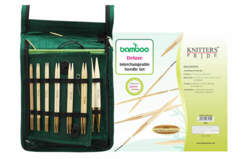 KnitPro Japanese Bamboo Tunisian Crochet Hook Set